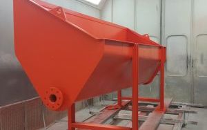 Rynna na materiały sypkie