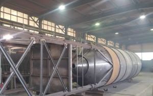 Silos na cement 80 T ze stelażem